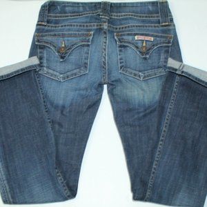 HUDSON Woman's Size 24 Signature Petite Bootcut Denim Jeans NICE